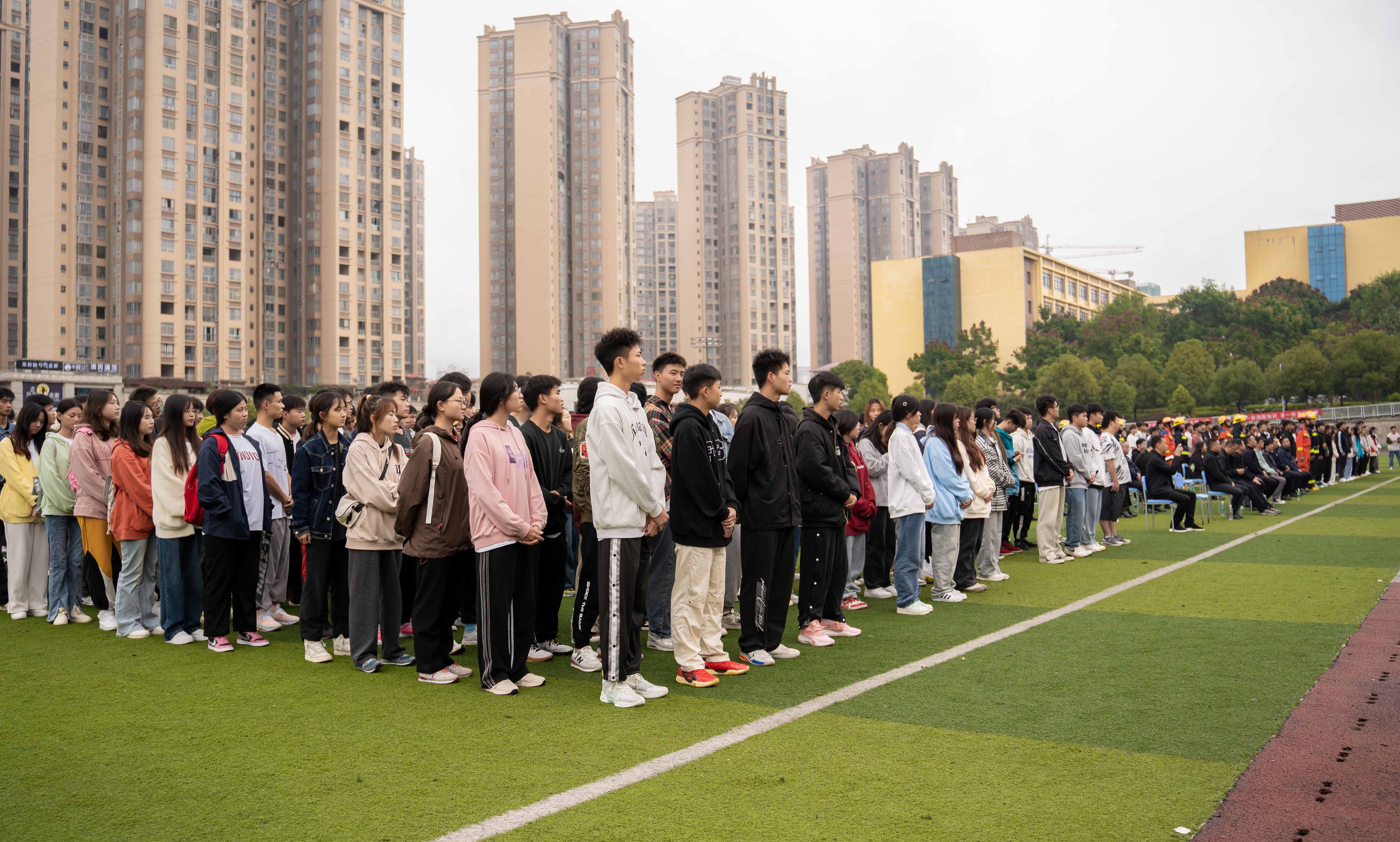 2023年德江县消防宣传月活动启动仪式暨第二届大学生消防技能运动会在beat365中国官方网站举行(图2)